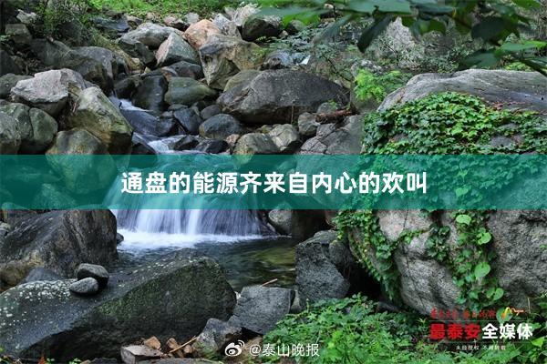 通盘的能源齐来自内心的欢叫