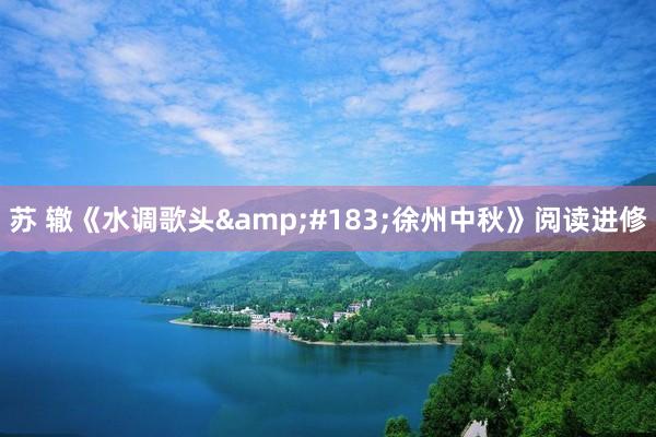 苏 辙《水调歌头&#183;徐州中秋》阅读进修